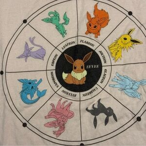 Pokemon Pink Cotton T-Shirt